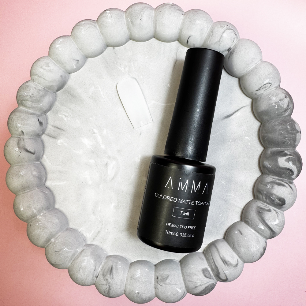 AMMA Twill Color Matte Top Coat, T07, 10 ml